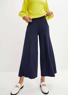 Culotte-housut Punto di Roma -trikoosta - tummansininen - bonprix