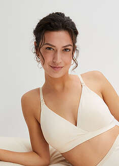 Kaarituettomat imetysliivit luomupuuvillasekoitteesta (2 kpl/pakkaus)