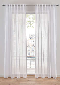 Ohut voileeverho piilotetuilla lenkeillä (1 kpl/pakkaus)