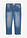 Vajaamittaiset kapealahkeiset farkut, Mid Waist - sininen used - bonprix