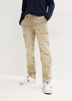 Suort joustavat reisitaskufarkut, Regular Fit - kulutettu beige - bonprix