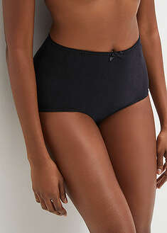 Korkeavyötäröiset alushousut kevyestä puuvillasta (4 kpl/pakkaus)