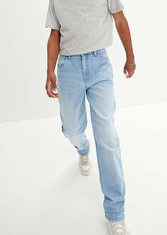 Väljät suorat stretch-farkut - bleu clair denim - bonprix