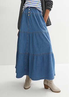 Kerroksellinen farkkuhame - sininen denim used - bonprix