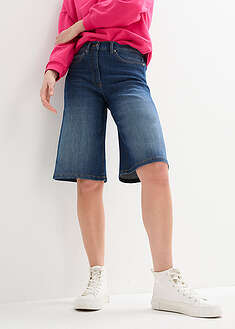 Korkeavyötäröiset suorat stretch-farkut - yönsininen denim - bonprix