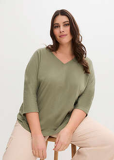 3/4-hihainen paita luomupuuvillasta