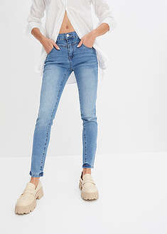 Keskivyötäröiset vajaamittaiset skinny-farkut - sininen denim - bonprix