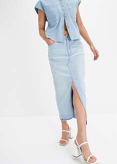Halkiollinen farkkuhame - jäänsininen denim - bonprix