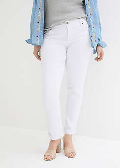 Keskivyötäröiset suorat joustavat farkut