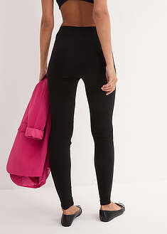 Pitkälahkeiset leggingsit (2kpl/pakkaus) - musta+musta - bonprix