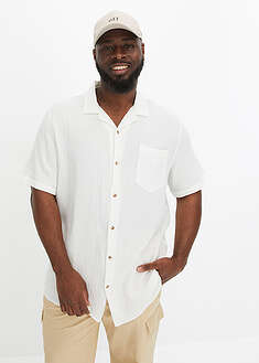 Lyhythihainen kauluspaita musliinia