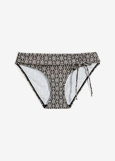 Bikinihousut kierrätetyllä polyamidilla - beige-musta-painokuvioitu - bpc selection