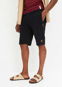 Collegeshortsit, Regular Fit - musta - bonprix