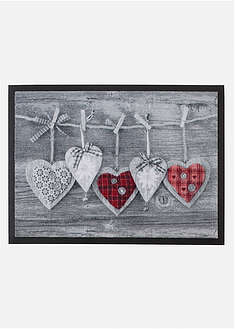 Sydänkuvioinen kynnysmatto