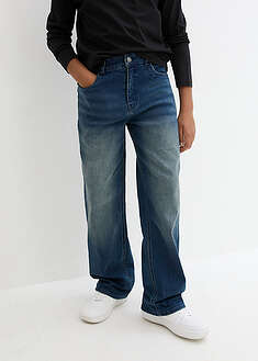 Leveälahkeiset joustavat farkut, Extra Loose Fit - blue stone - bonprix
