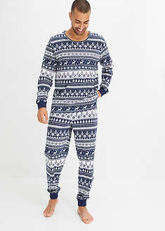 Pitkähihainen pyjama luomupuuvillasta