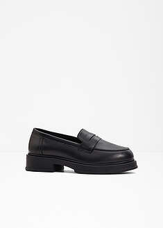 Loaferit nahasta - musta - bonprix