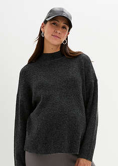 Erittäin pehmeä äitiysneule pitkällä sivuhalkiolla