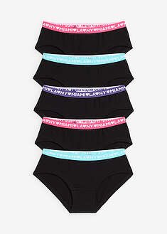 Aalushousut pehmeästä luomupuuvillasekoitteesta (5 kpl/pakkaus)