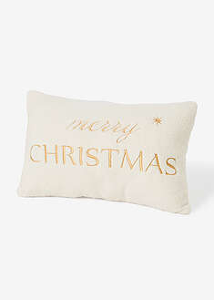 Koristetyyny tekstipainatuksella - kermanvärinen - bonprix