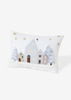 Talokuvioinen koristetyyny - valkoinen - bonprix