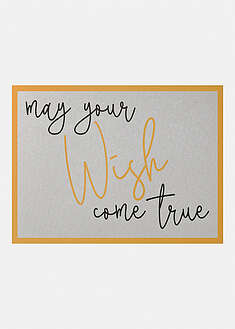 Kynnysmatto jouluisella painokuvioinnilla - hopeanharmaa - bonprix