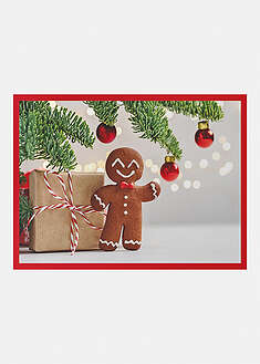 Jouluaiheinen kynnysmatto - punainen - bonprix