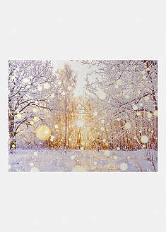 Talviaiheinen kynnysmatto - valkoinen-kullanvärinen - bonprix