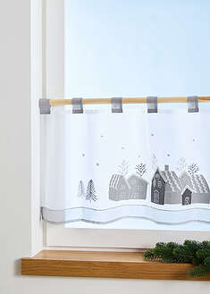 Salusiini talokirjailulla - valkoinen-harmaa - bonprix