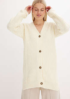 Paksuneuloksinen neuletakki pehmeästä villasekoitteesta