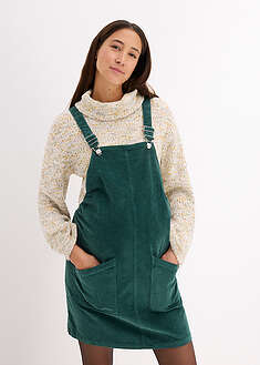 Vakosamettinen äitiyslappumekko joustavasta puuvillasekoitteesta