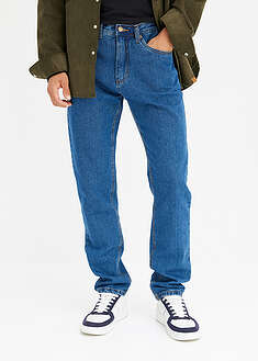 Suorat farkut sivuilta joustavalla vyötärönauhalla, Classic Fit