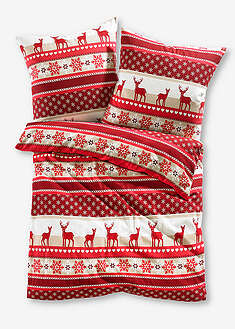 Pussilakanasetti talvisella kuosilla