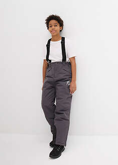 Vedenpitävät lämminvuoriset lasketteluhousut henkseleillä