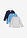 Pitkähihainen pusero luomupuuvillasta (3 kpl/pakkaus) - tummansininen+meleerattu vaaleanharmaa+kristallinsininen - bonprix