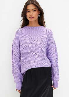 Paksuneuloksinen neulepusero