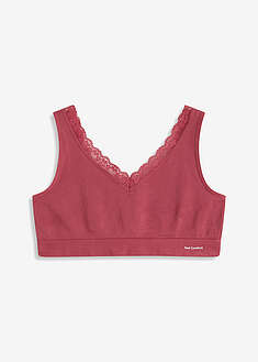 Saumattomat Feel Comfort -bralette-rintaliivit - tumma vanha roosa - bonprix
