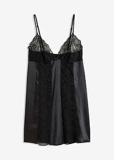 Satiininen babydoll - mansikanpunainen - VENUS