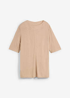 T-paita ohutta viskoosia - khakibeige - bonprix
