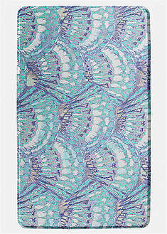 Kylpyhuonematto memory foam -materiaalista - turkoosi-sininen-painokuvioitu - bonprix