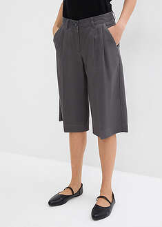 Bermudashortsit kevyestä lyocellista - liuskekivenharmaa - bonprix