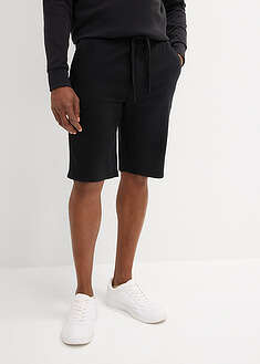 Collegeshortsit (2kpl/pakkaus) - meleerattu harmaa+musta - bonprix