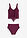 Tankini (2-os. setti) - purppura - bonprix