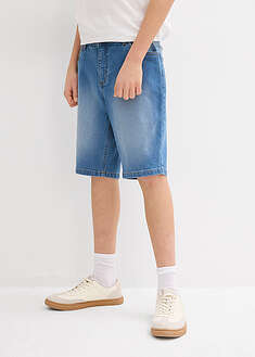 Joustavat farkkushortsit, Regular Fit (2kpl/pakkaus) - keskisininen denim+tummansininen denim - bonprix