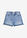 Korkeavyötäröiset farkkushortsit - kulutettu sininen denim - bonprix