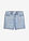 Farkkubermudat keskikorkealla vyötäröllä, hieman joustavat - kulutettu jäänsininen denim - bonprix