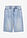Farkkubermudat keskikorkealla vyötäröllä, hieman joustavat - kulutettu jäänsininen denim - bonprix