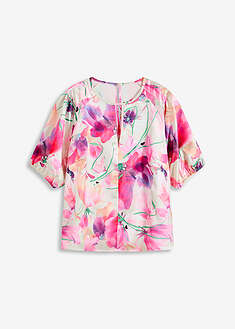 Tunika - pinkki kukallinen - bonprix