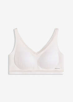 Saumattomat topatut Feel Comfort -bralette-rintaliivit - villanvalkoinen - bonprix