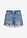 Korkeavyötäröiset farkkushortsit - kulutettu sininen denim - bonprix